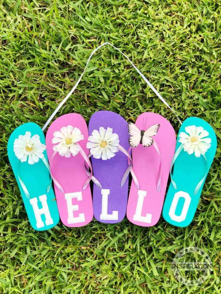 Funky Flip Flops Craft How To Make A Flip Flop Door Hanger The